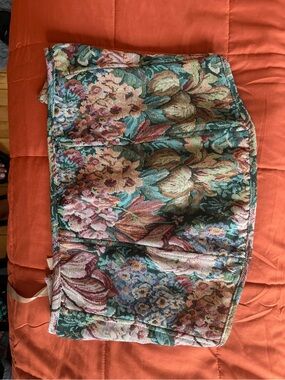 Fashion Nova Multicolor Floral Tapestry Bustier Top